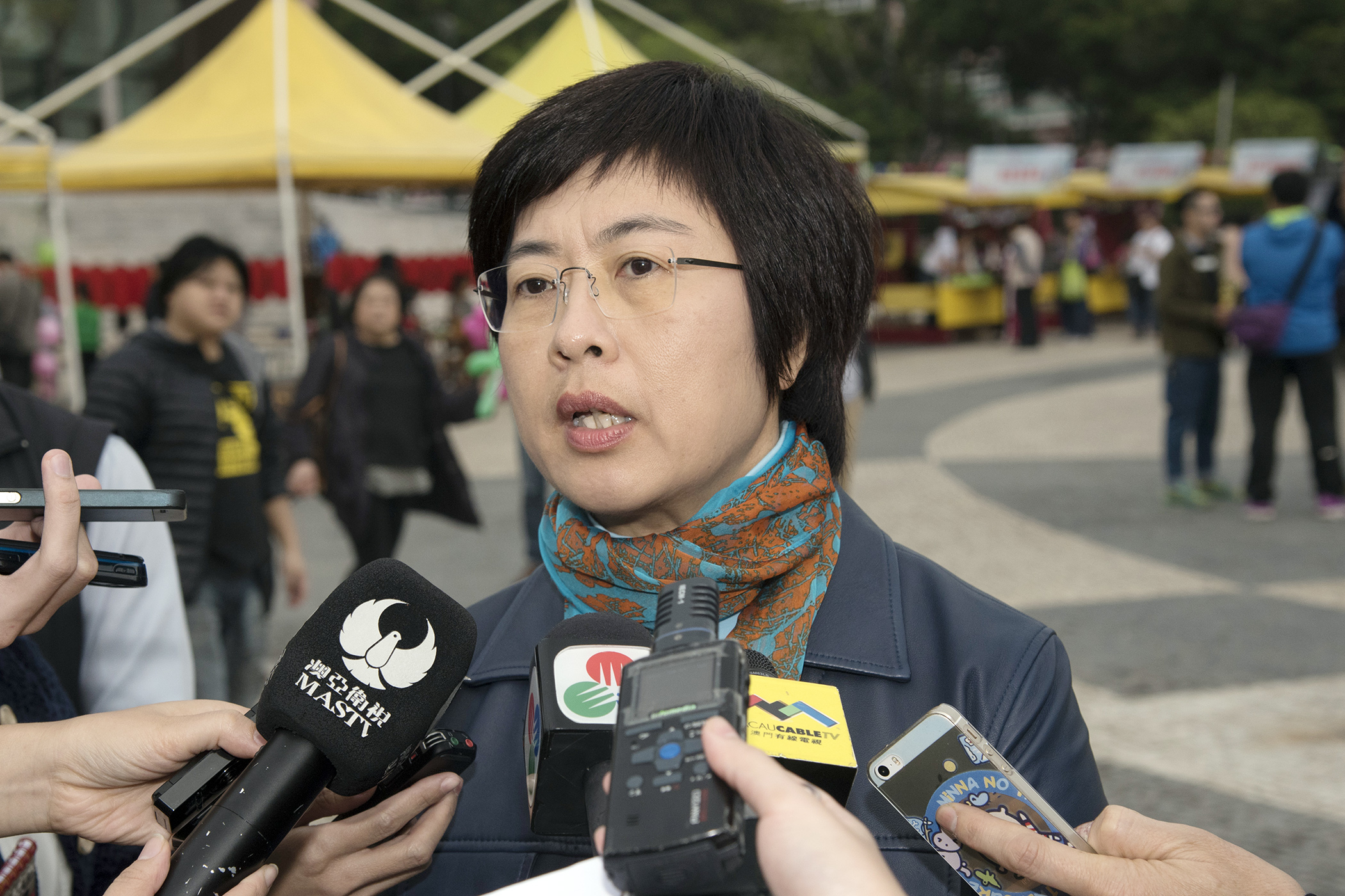 行政法務司司長陳海帆接受傳媒訪問