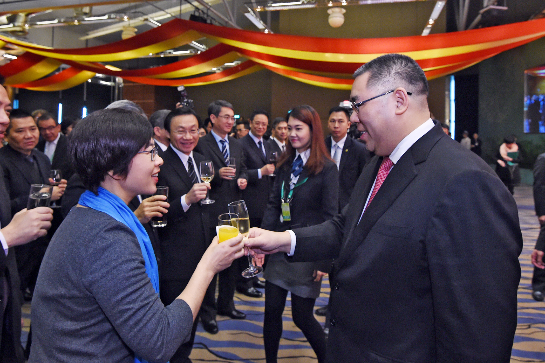 行政法務司司長陳海帆出席“慶祝中華人民共和國澳門特別行政區成立16 周年＂酒會