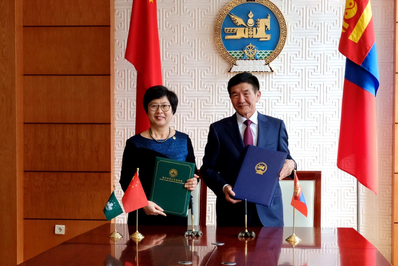 澳門特別行政區與蒙古國簽署刑事司法協助協定