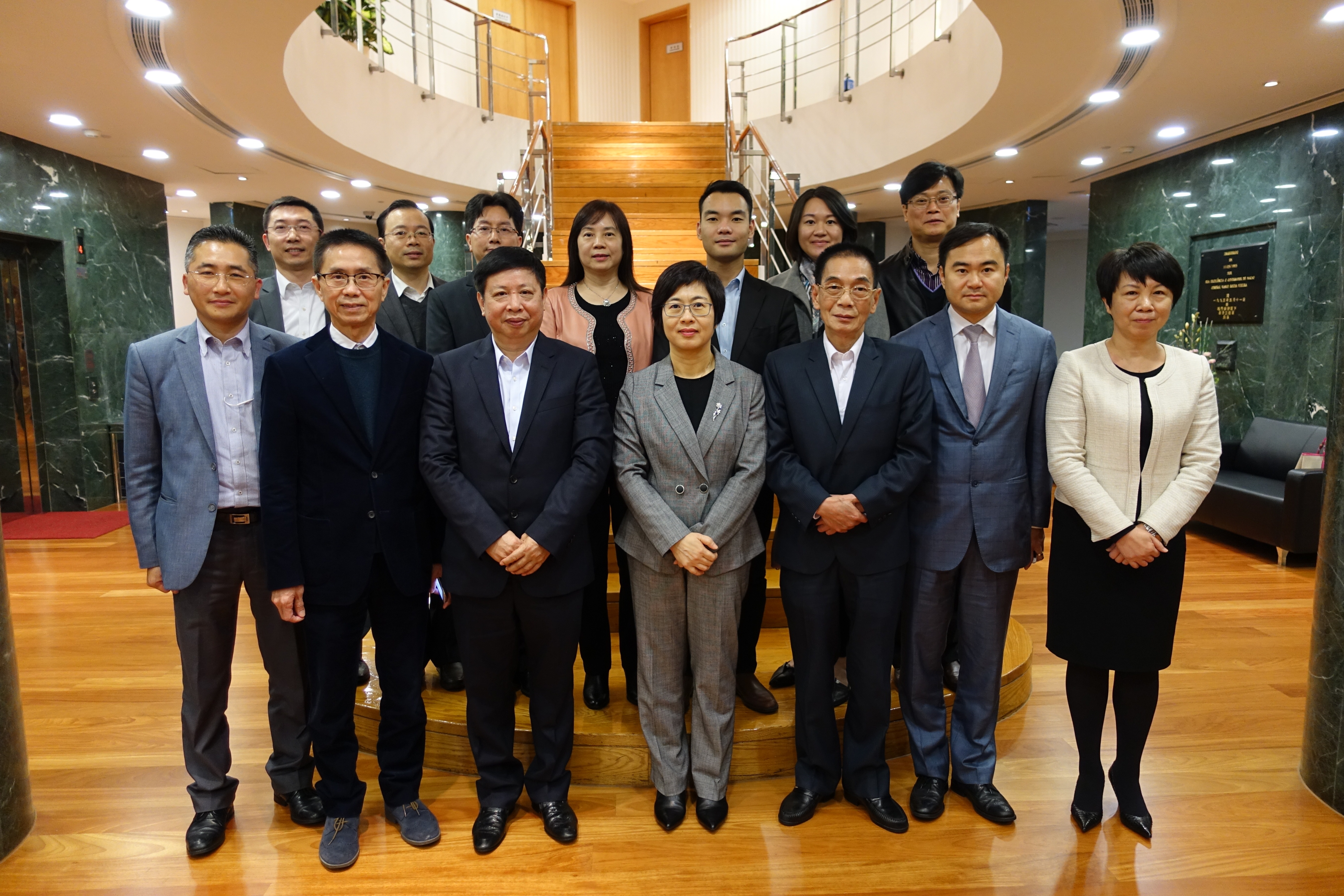 澳門江門同鄉會一行拜訪行政法務司司長陳海帆
