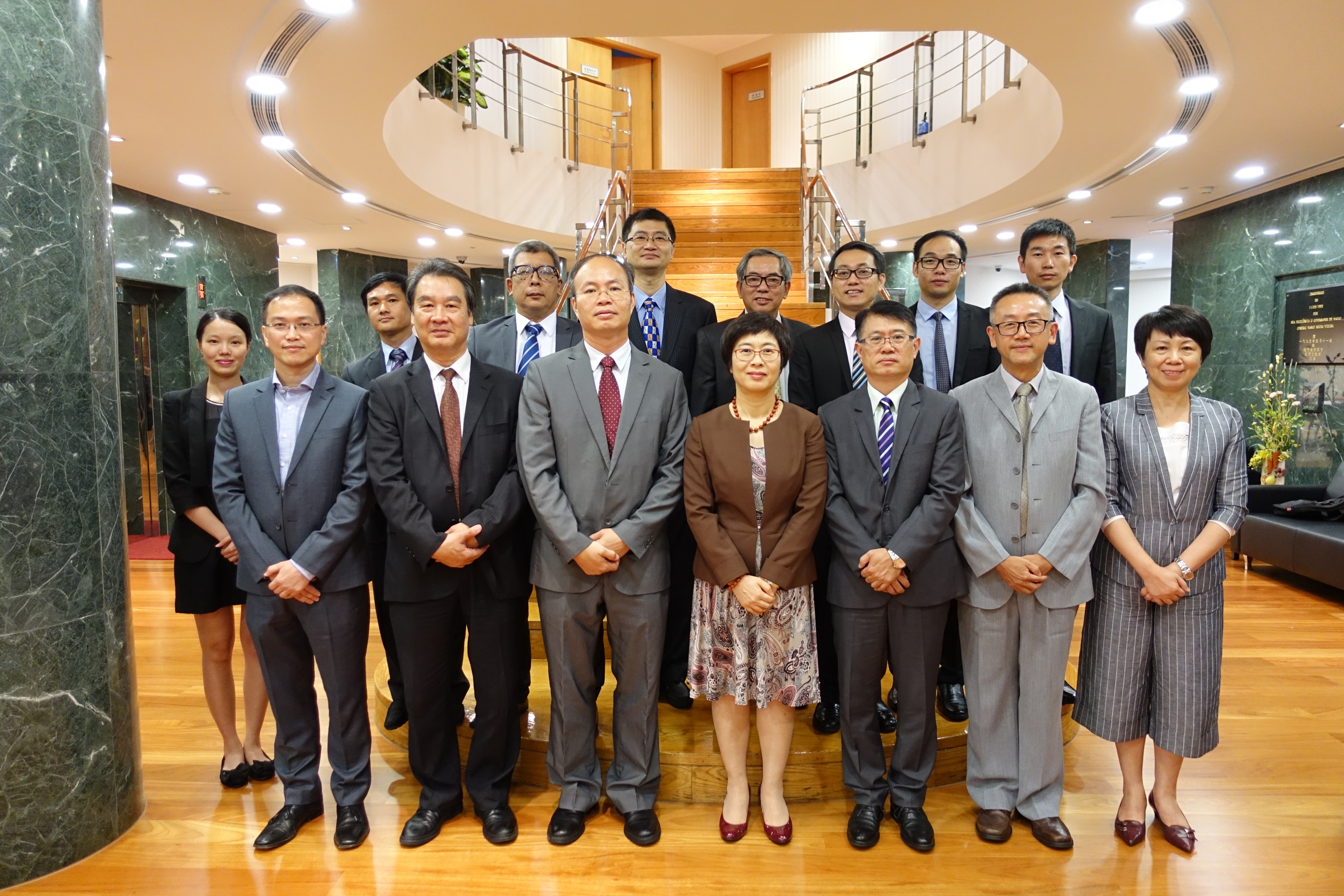 澳門公務人員聯合總會拜會行政法務司司長陳海帆