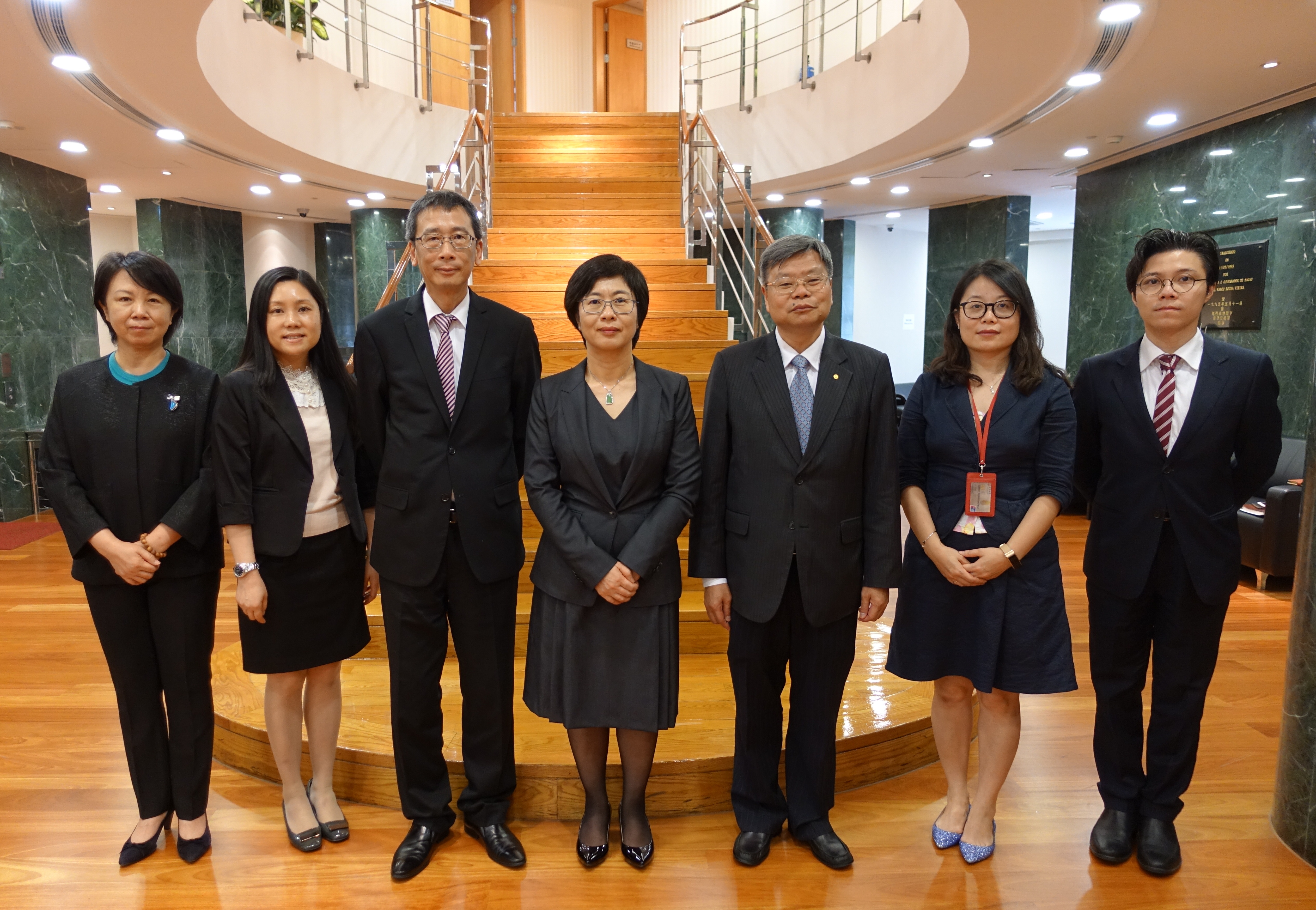 澳門反洗錢師專業協會拜訪行政法務司司長陳海帆
