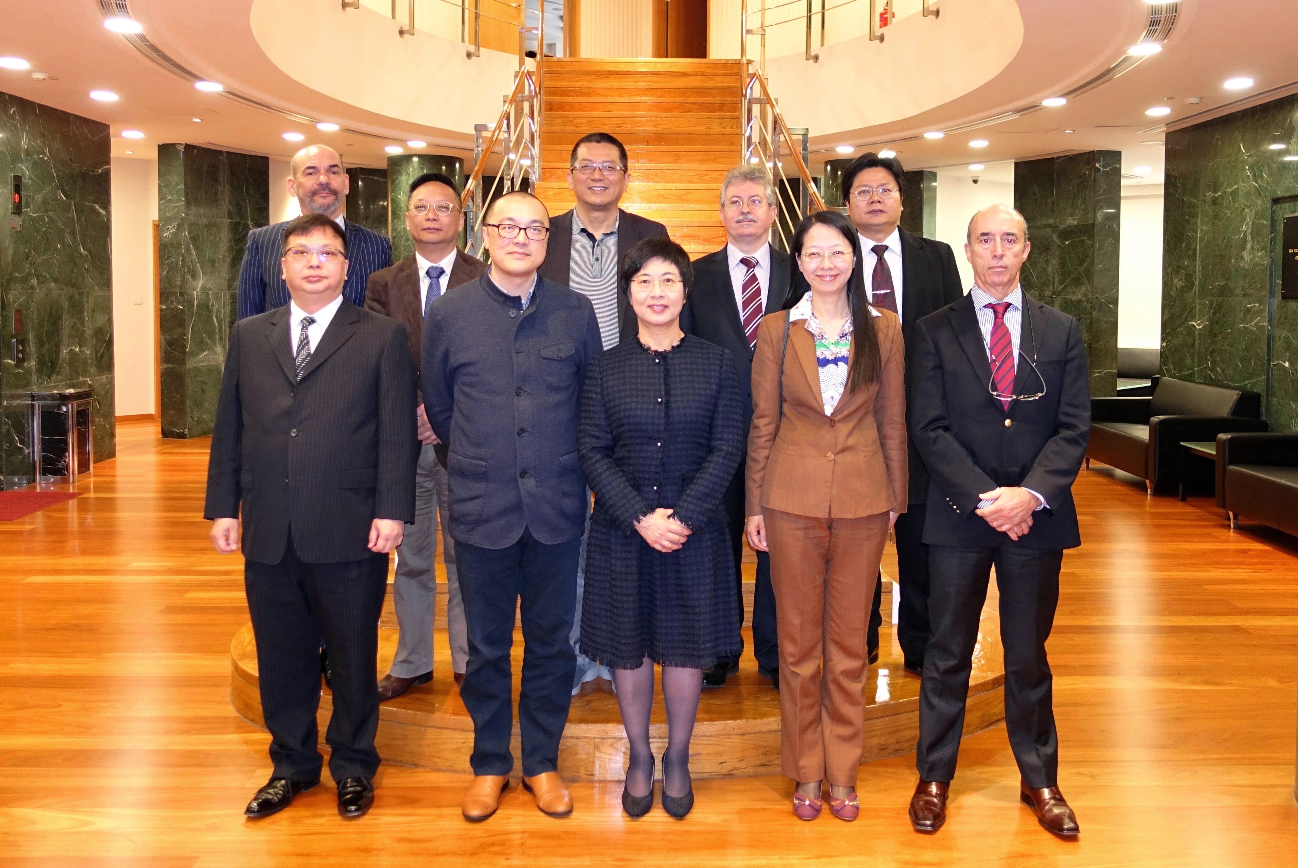 行政法務司司長陳海帆會見澳門大學法學院代表