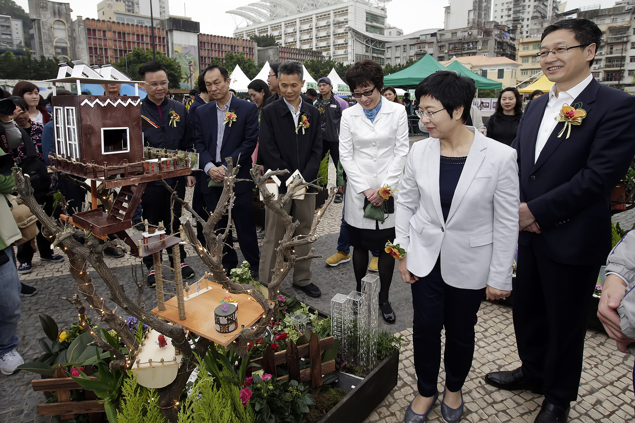 行政法務司司長陳海帆出席「第三十七屆澳門綠化週」開幕禮