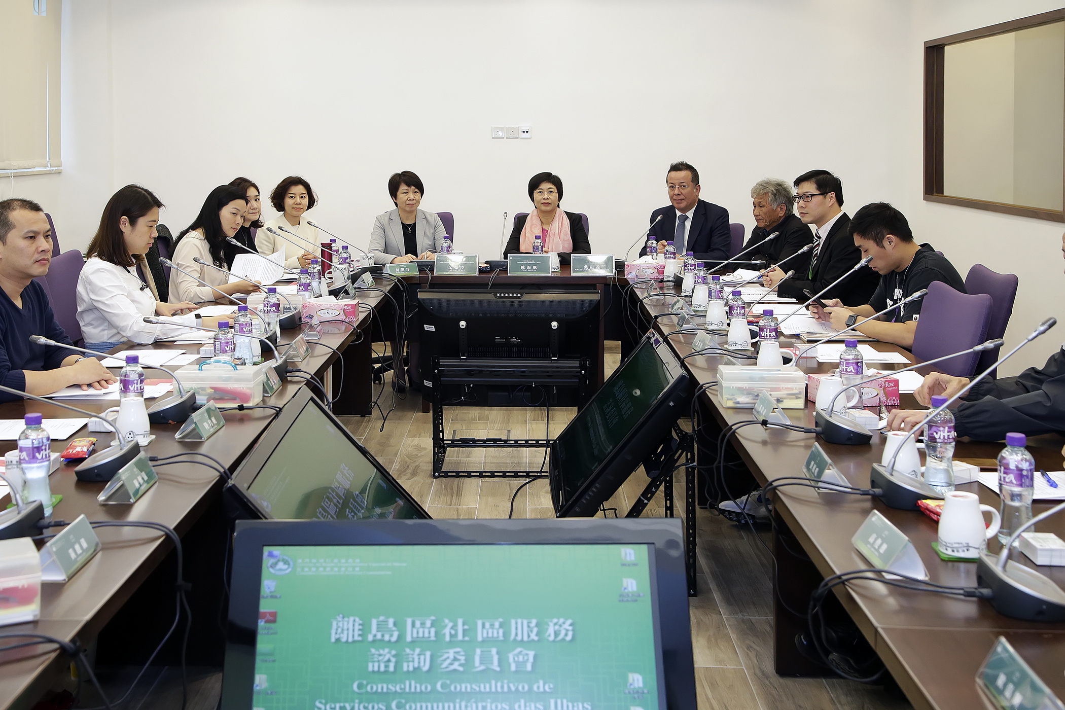 行政法務司司長陳海帆出席離島區社區服務諮詢委員會2018年第三次平常會議