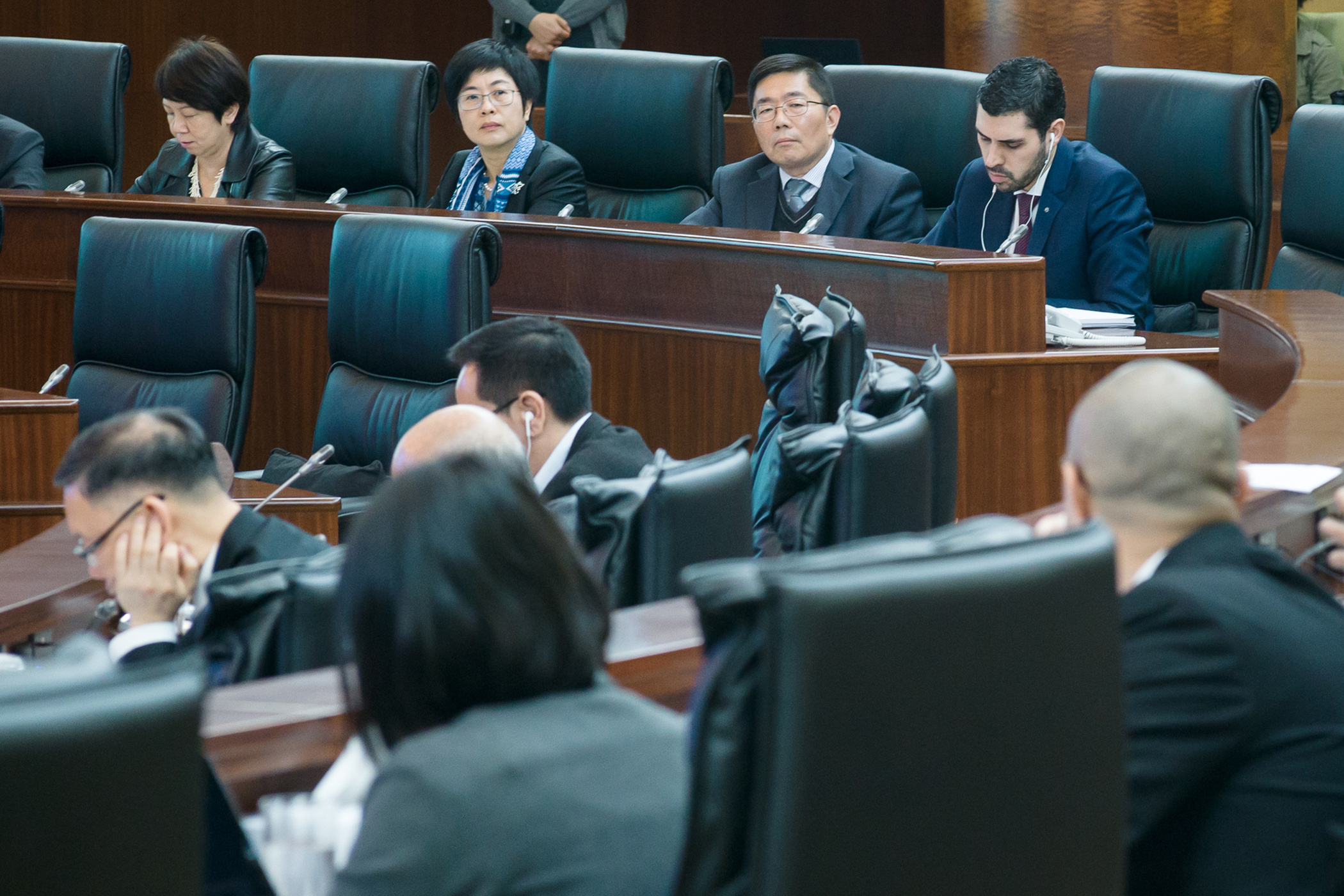 行政法務司司長陳海帆列席立法會口頭質詢會議