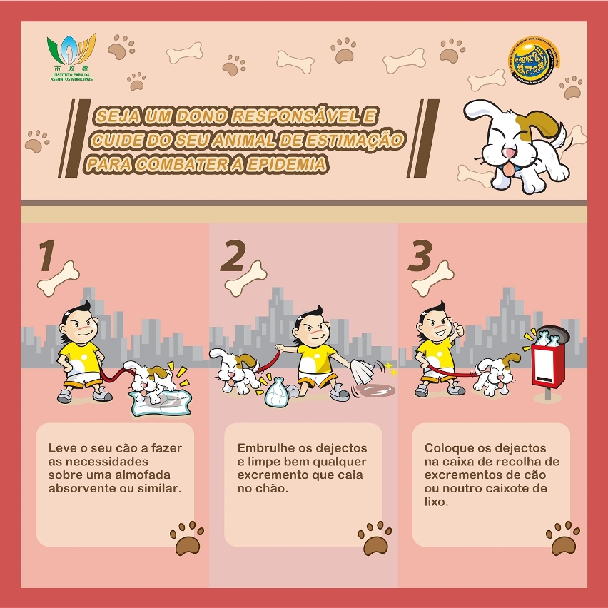 【INFOGRAFIA】IAM：Seja um dono responsável e cuide do seu animal de estimação para combater a epidemia