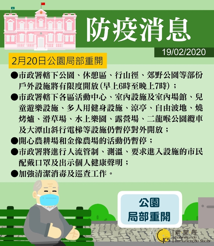 2月20日公園局部重開