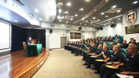 128位保安学员参加《宪法》与《基本法》专题讲座
