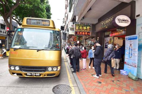 臨時提督街市專線巴士明起提前於早上八時發車
