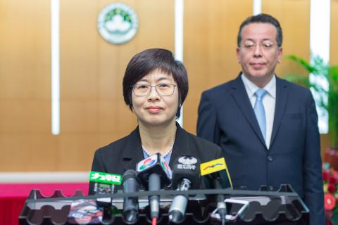 行政法務司司長陳海帆接受傳媒訪問
