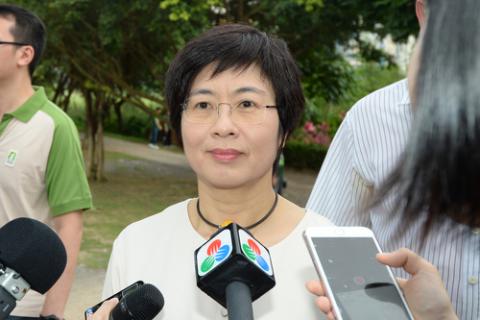 行政法務司司長陳海帆接受傳媒訪問
