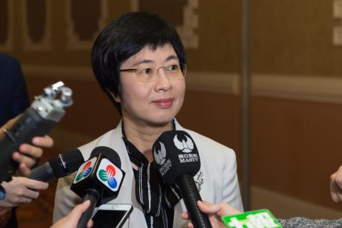 行政法務司司長陳海帆接受傳媒訪問
