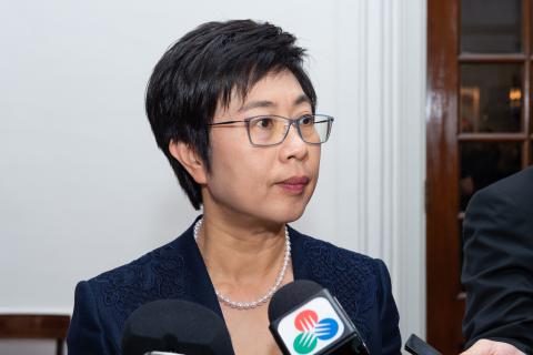 行政法務司司長陳海帆接受傳媒訪問
