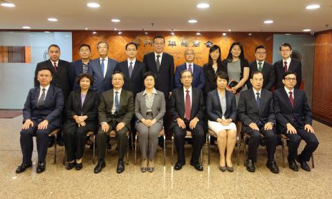 行政法务司司长陈海帆拜访中总听取施政意见
