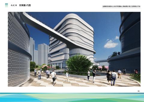 Projecto de design do Parque Desportivo para os Cidadãos - Zona interior
