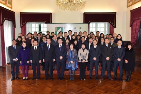 Novo presidente do IACM e Secretária para Administração e Justiça reúnem 
com dirigentes e chefias do Instituto
