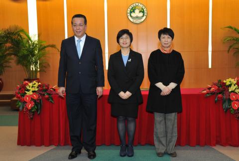 民政總署管理委員會主席戴祖義就職
