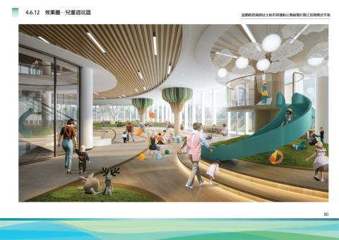 市民运动公园概念设计方案效果图-儿童游玩区
