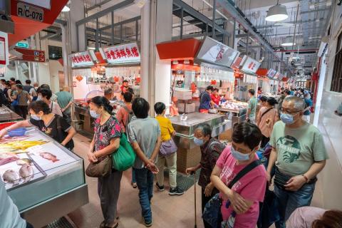 O Mercado Vermelho retomou as suas actividades hoje, com normalidade
