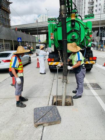 市政署加強清理渠道

