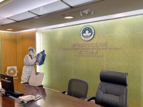 公共行政大楼已完成清洁消毒3
