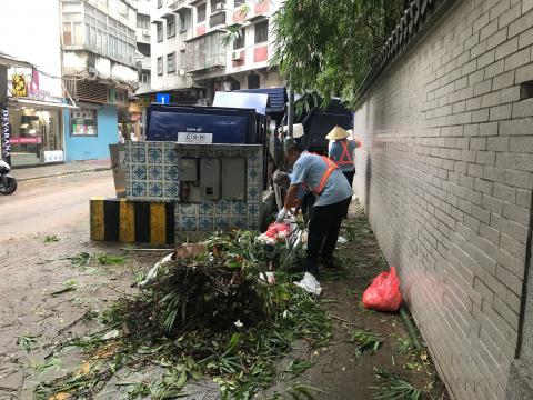 清理善後持續進行

