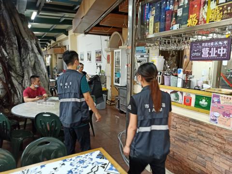 市政署已即時派員巡查受浸區域的食肆，呼籲做好清潔消毒
