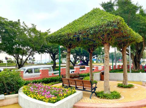 公園增設一座樹亭
