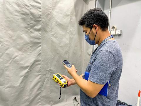 市政署监测室内环境样本读取数据
